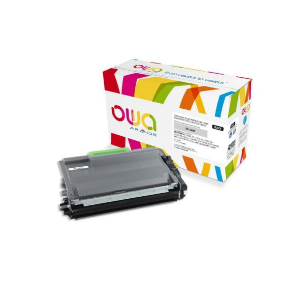 Cartouche Laser OWA remanufacturée compatible BROTHER TN-3480 - Noir - 8000p