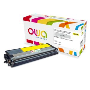 Cartouche Laser OWA remanufacturée compatible BROTHER TN-329Y - Jaune - 6000p