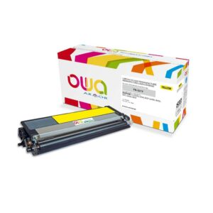 Cartouche Laser OWA remanufacturée compatible BROTHER TN-321Y - Jaune - 1500p