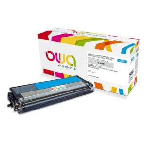Cartouche Laser OWA remanufacturée compatible BROTHER TN-321C - Cyan - 1500p