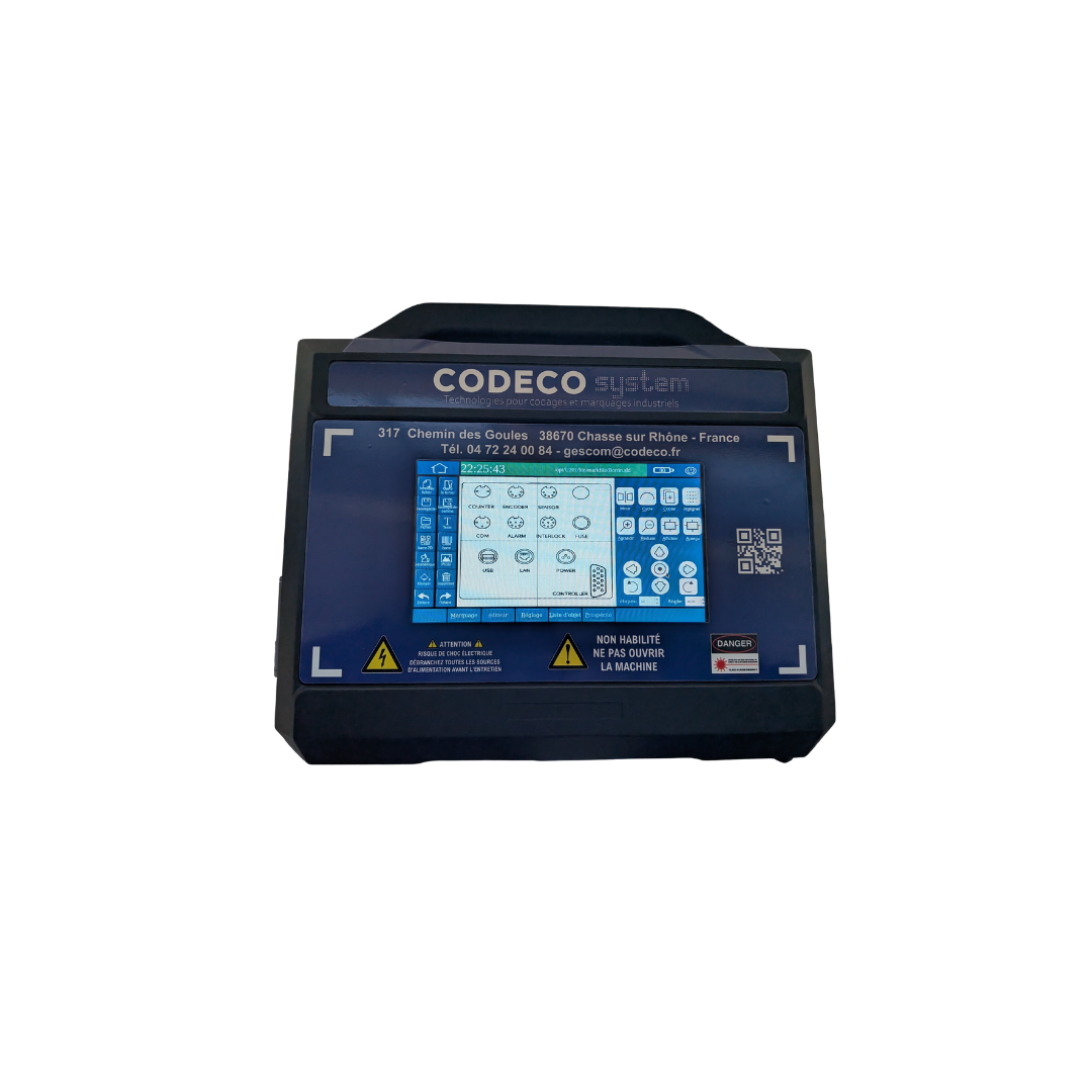 Machine laser portable, graveur laser fibré - CODECO SYSTEM